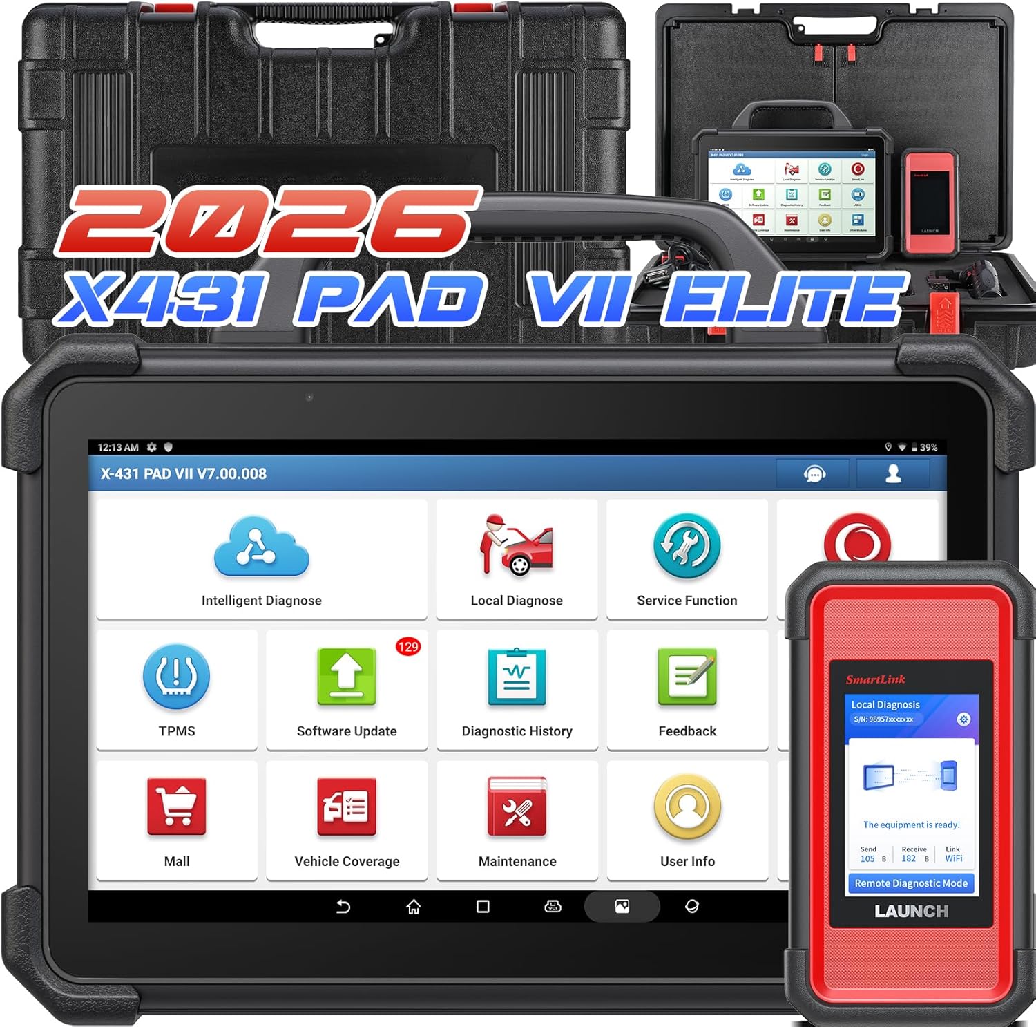 Launch X431 PAD VII OBD2 Scanner